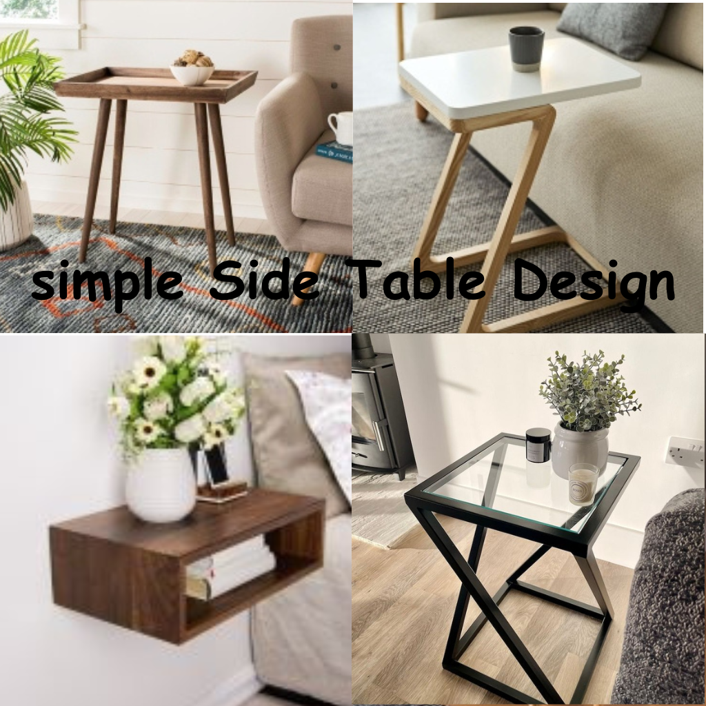 “Top 8 Simple Side Table Designs to Enhance Your Home Decor”