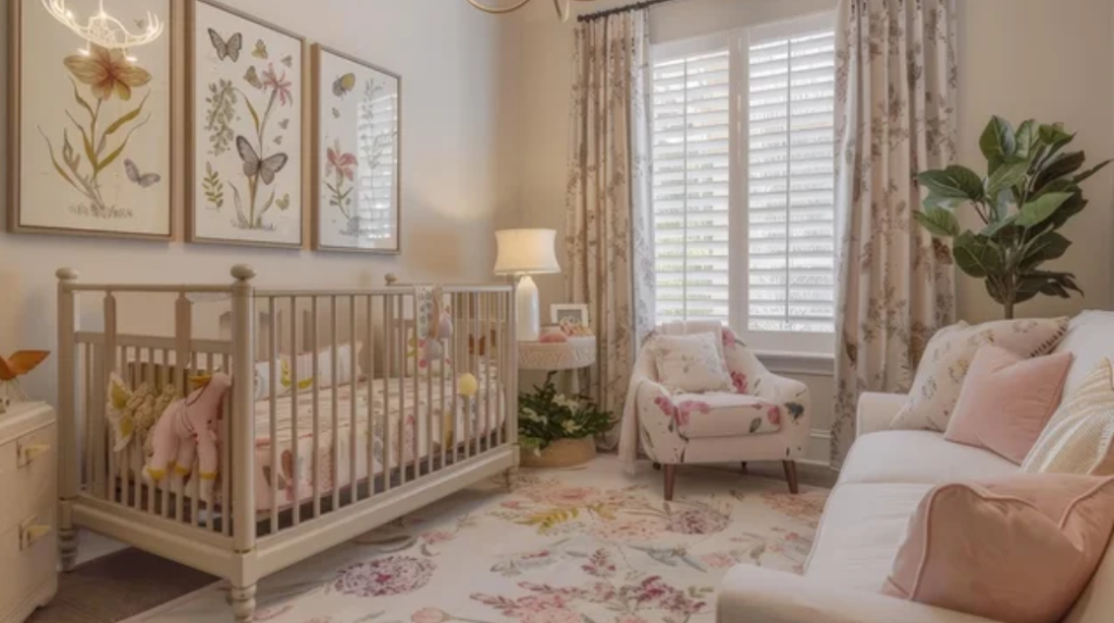 Baby girl nursery